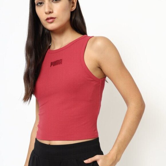 PUMA Ribbed Sleeveless Top _Size: Medium - Picture 9 of 10